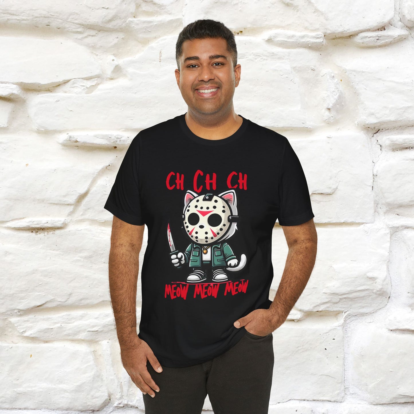 Paws N' Roses T-Shirt | Rock-Inspired Cat Lover Tee for Men & Women | 100% Cotton* - Nunu&Miao Studio