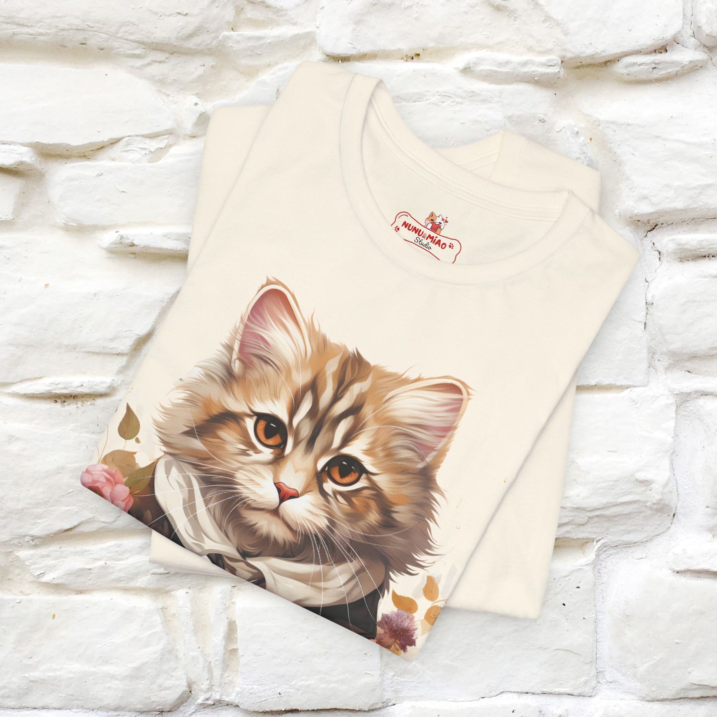 "Mr. Meow" Elegant Cat T-Shirt for Men & Women | 100% Cotton* - Nunu&Miao Studio