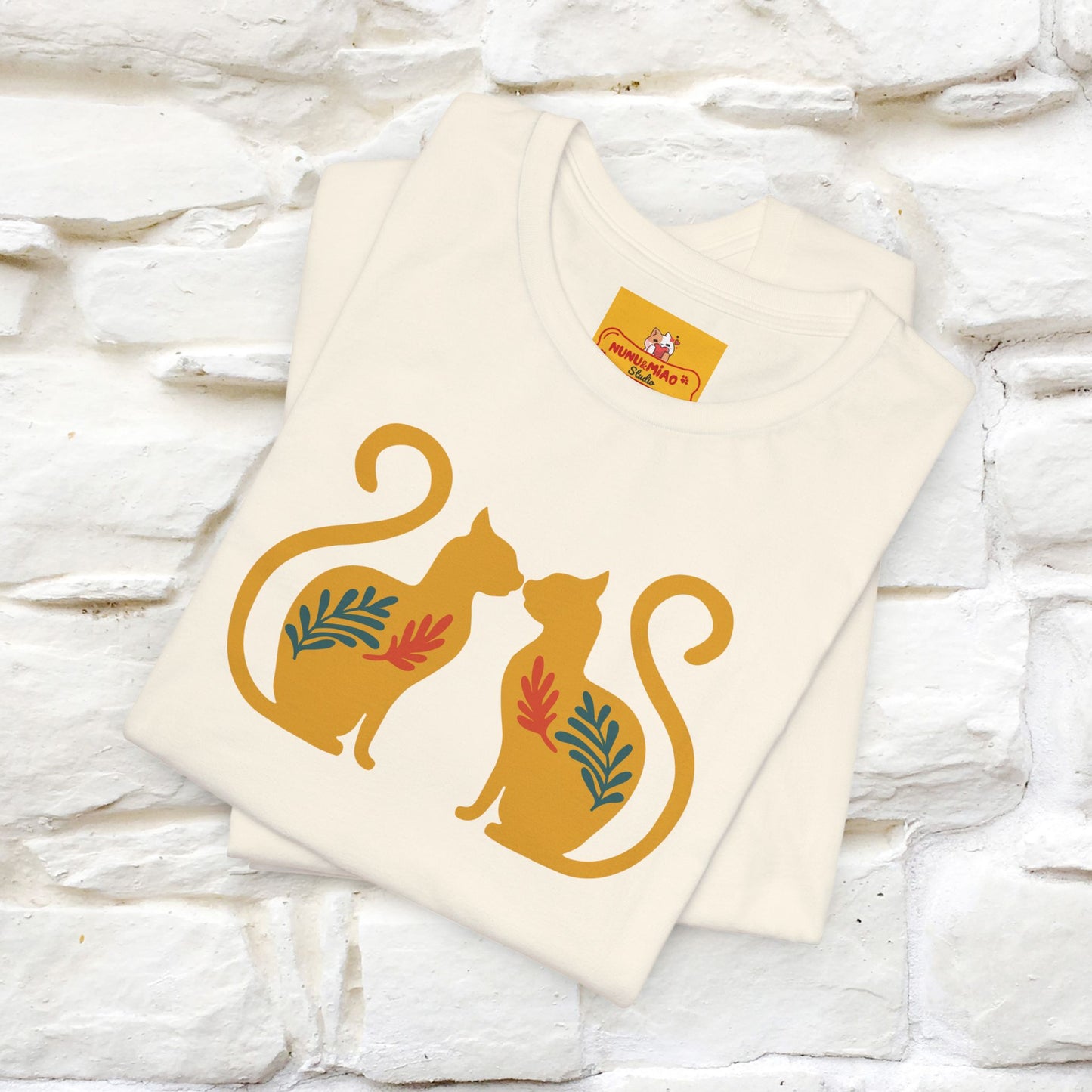 ''Power'' | Cat T-Shirt Front and Back Design | Nunu&Miao Studio