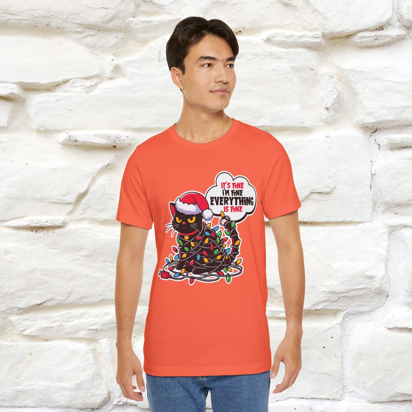 “Everything Is Fine..” | Cat T-Shirt | Nunu&Miao Studio