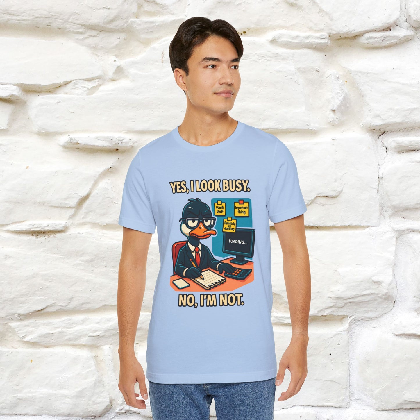 ''Yes, I Look Busy. No I'm Not.''| Sarcastic Cat T-Shirt | Nunu&Miao Studio