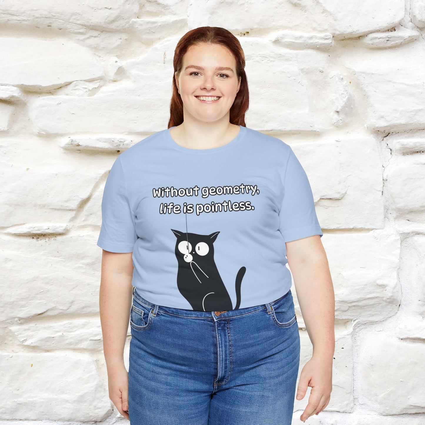 ''Without geometry, life is pointless.''| Funny T-Shirt | Nunu&Miao Studio
