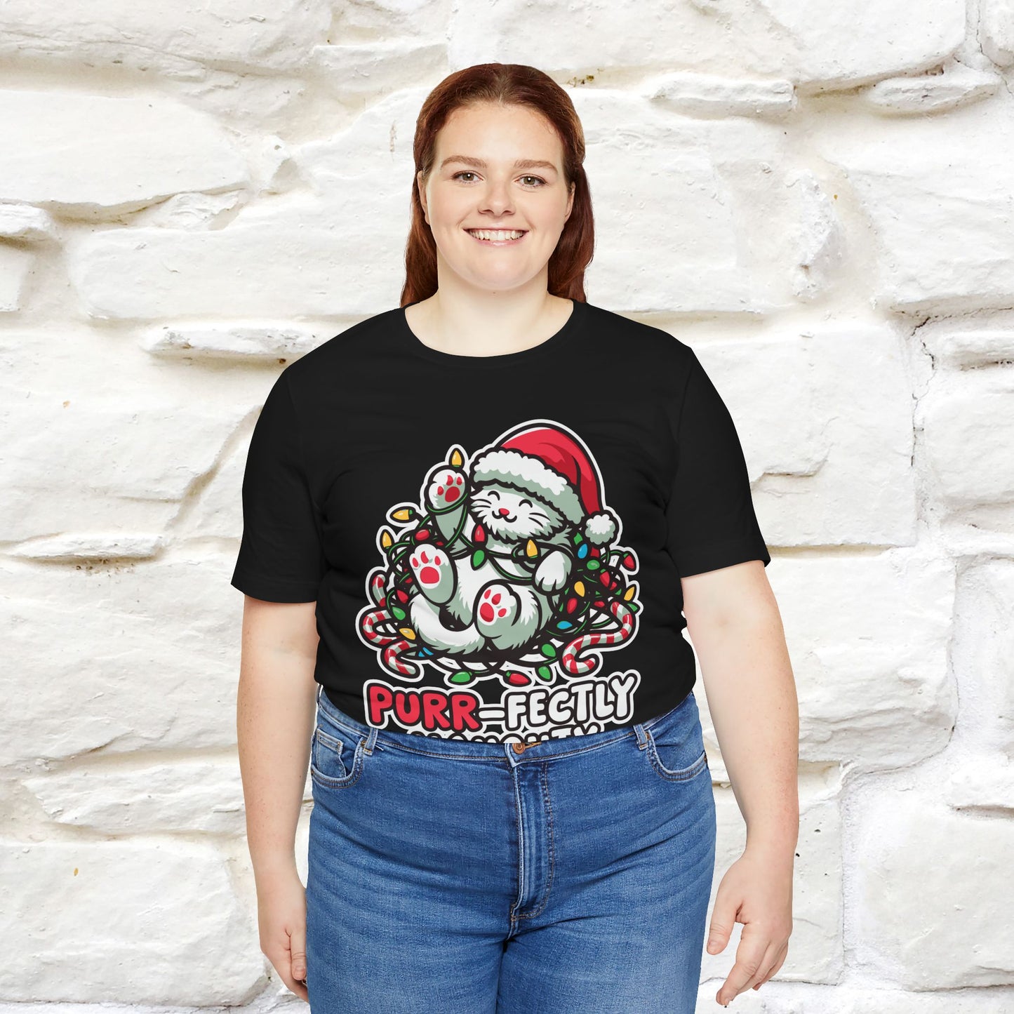 “Purr-Fectly Naughty” | Cat T-Shirt | Nunu&Miao Studio