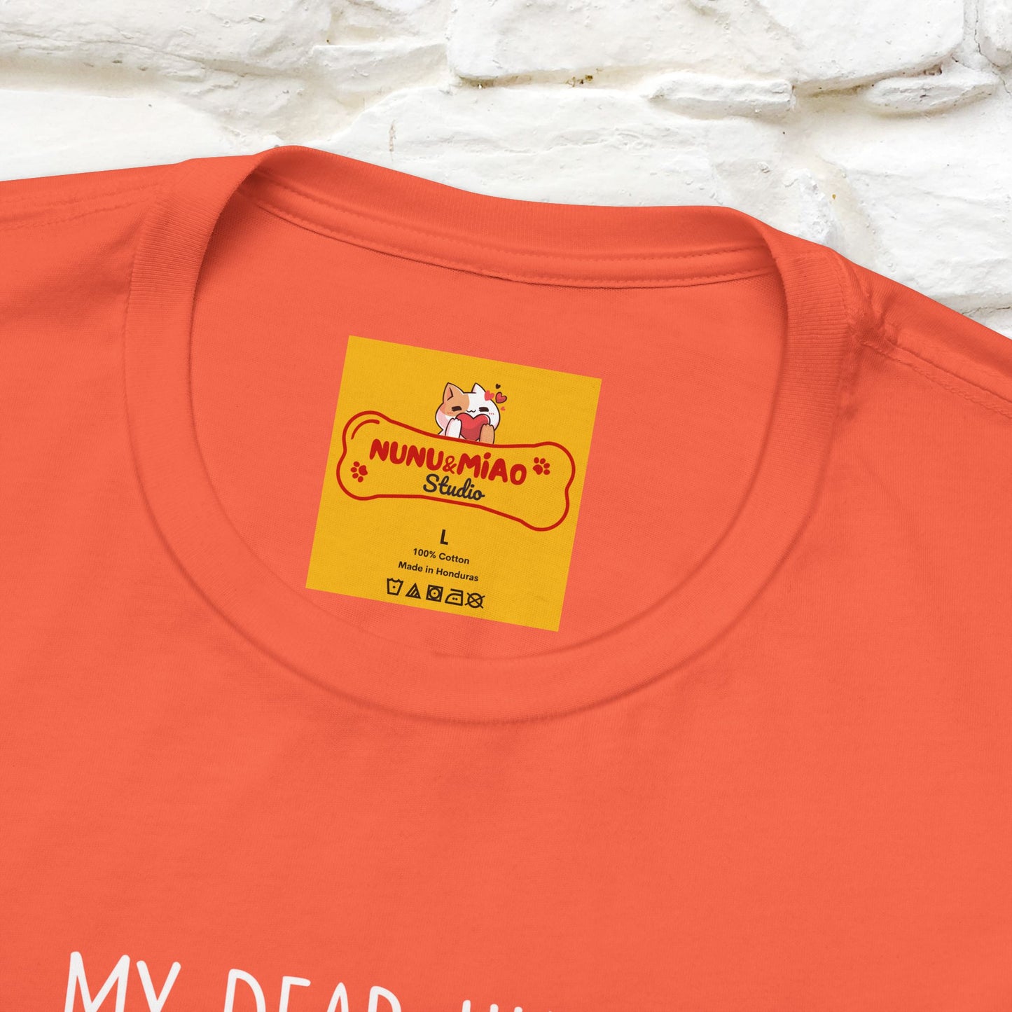"Dear Human, Food Will Not Serve Itself" |Cat T-Shirt | Nunu&Miao Studio