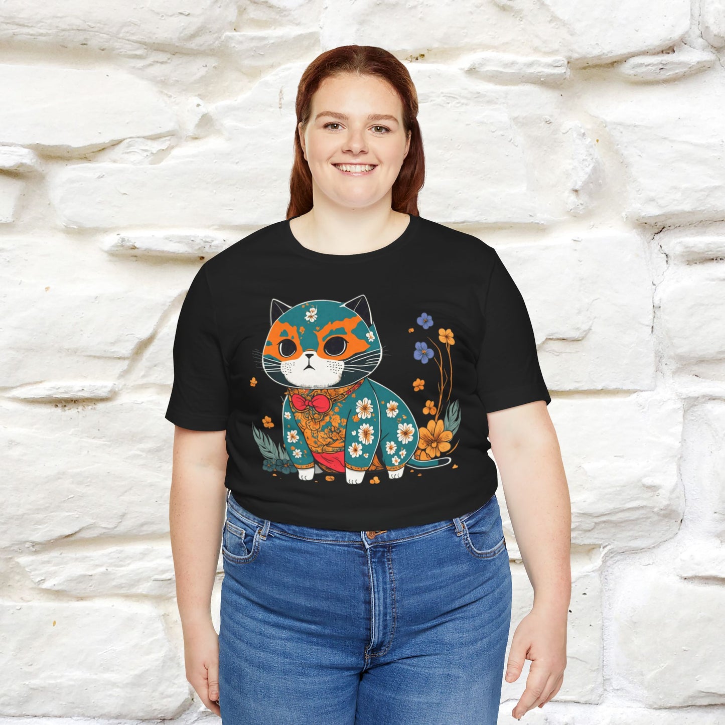 Zen Garden Cat: Japanese-Inspired T-Shirt for Men & Women | 100% Cotton* - Nunu&Miao Studio