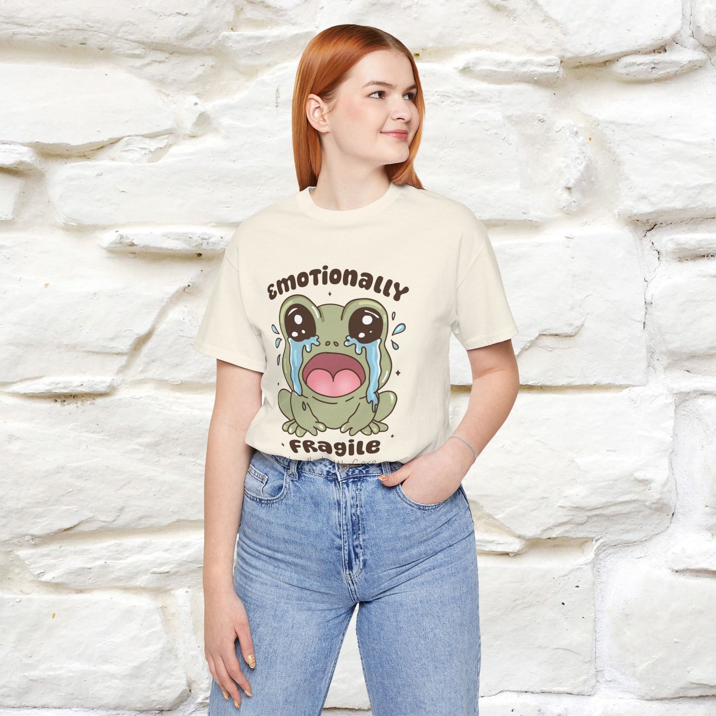 "Emotionally Fragile Handle With Care " Funny T-shirt |Nunu&Miao Studio - Nunu&Miao Studio