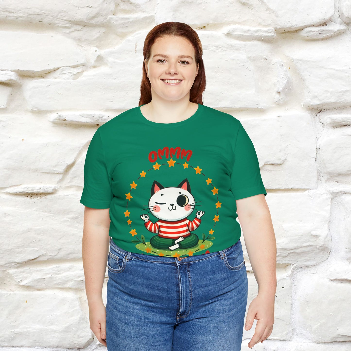''Ommm, Keep Calm'' Cat T-Shirt | Nunu&Miao Studio