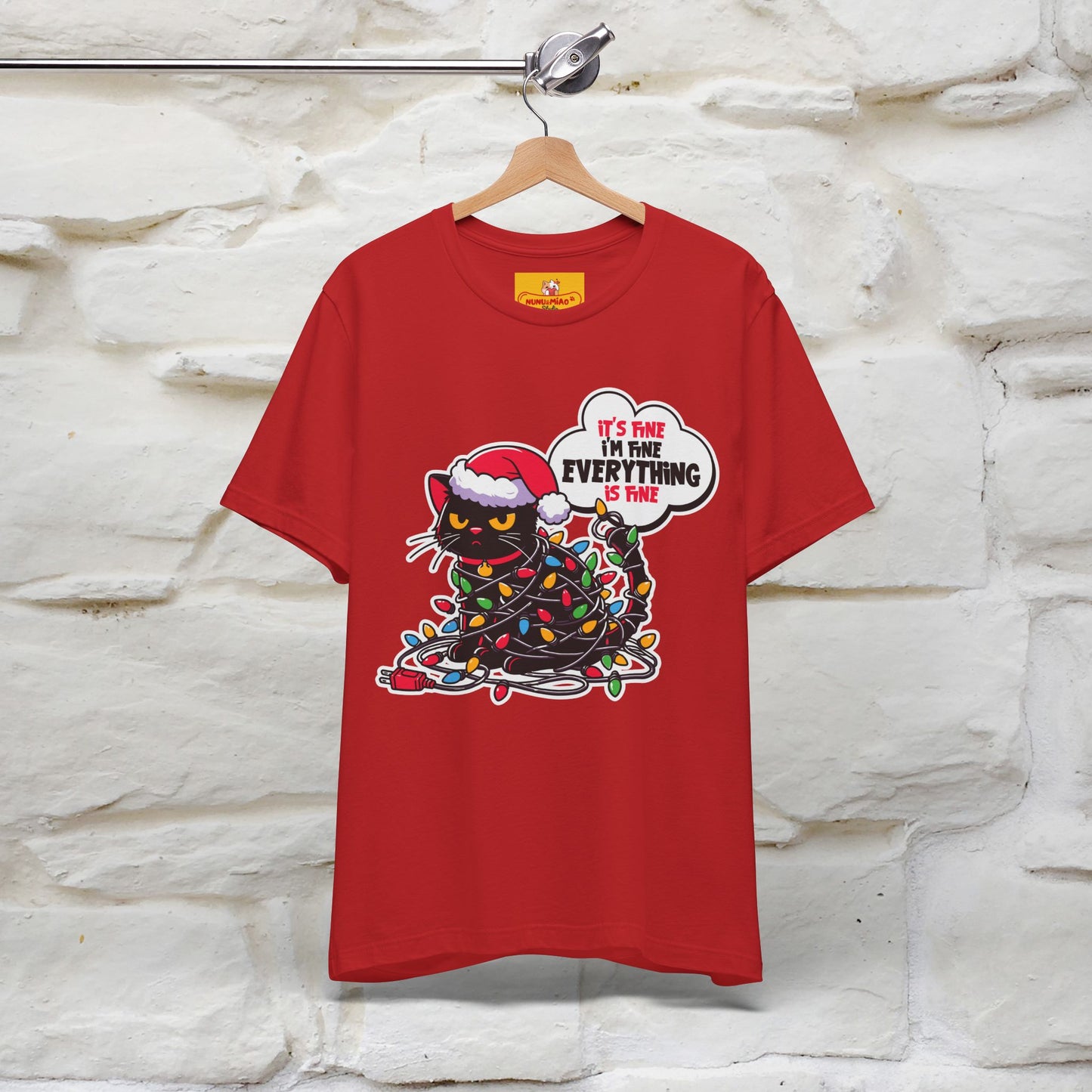 “Everything Is Fine..” | Cat T-Shirt | Nunu&Miao Studio