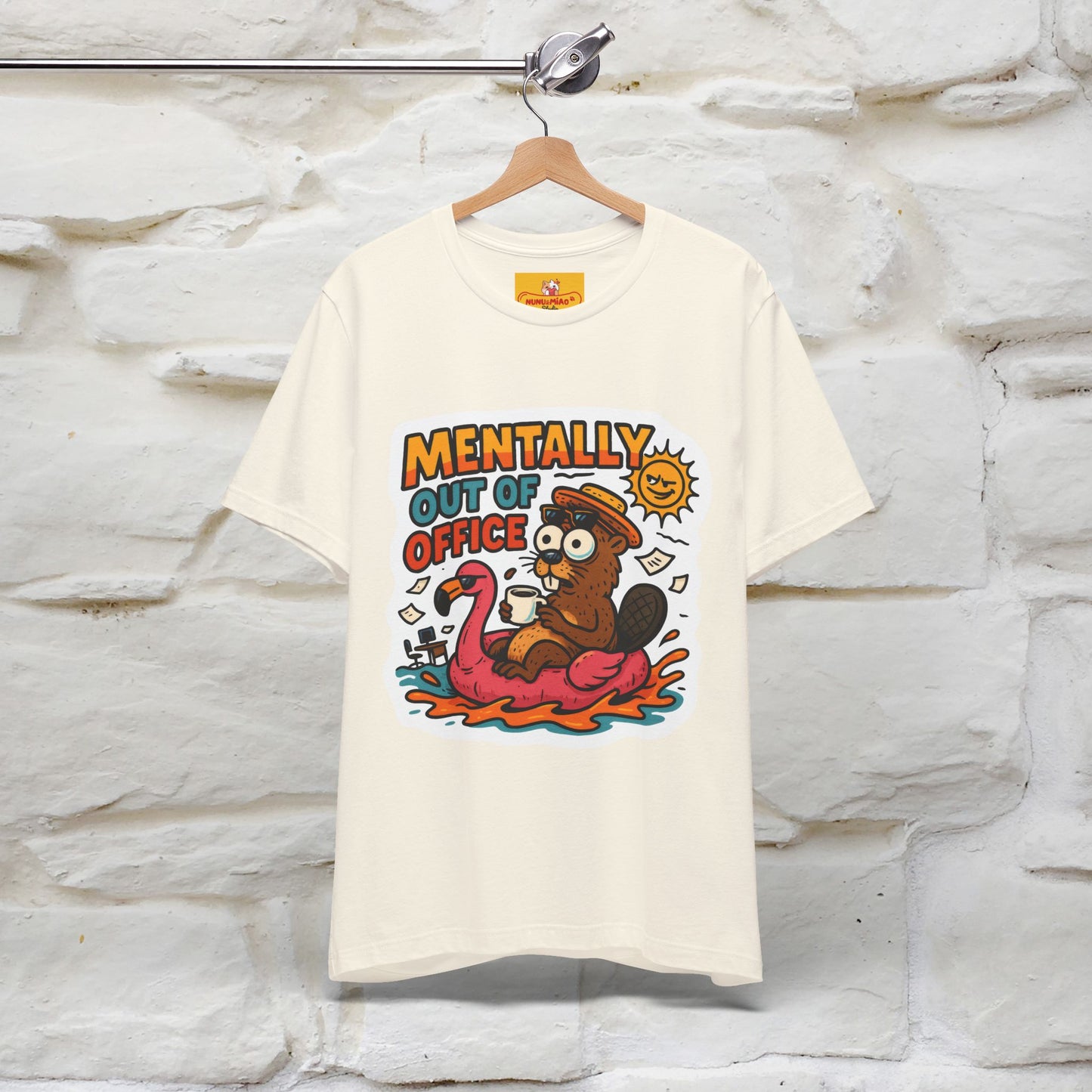 ''Mentally Out Of Office''| Sarcastic Cat T-Shirt | Nunu&Miao Studio
