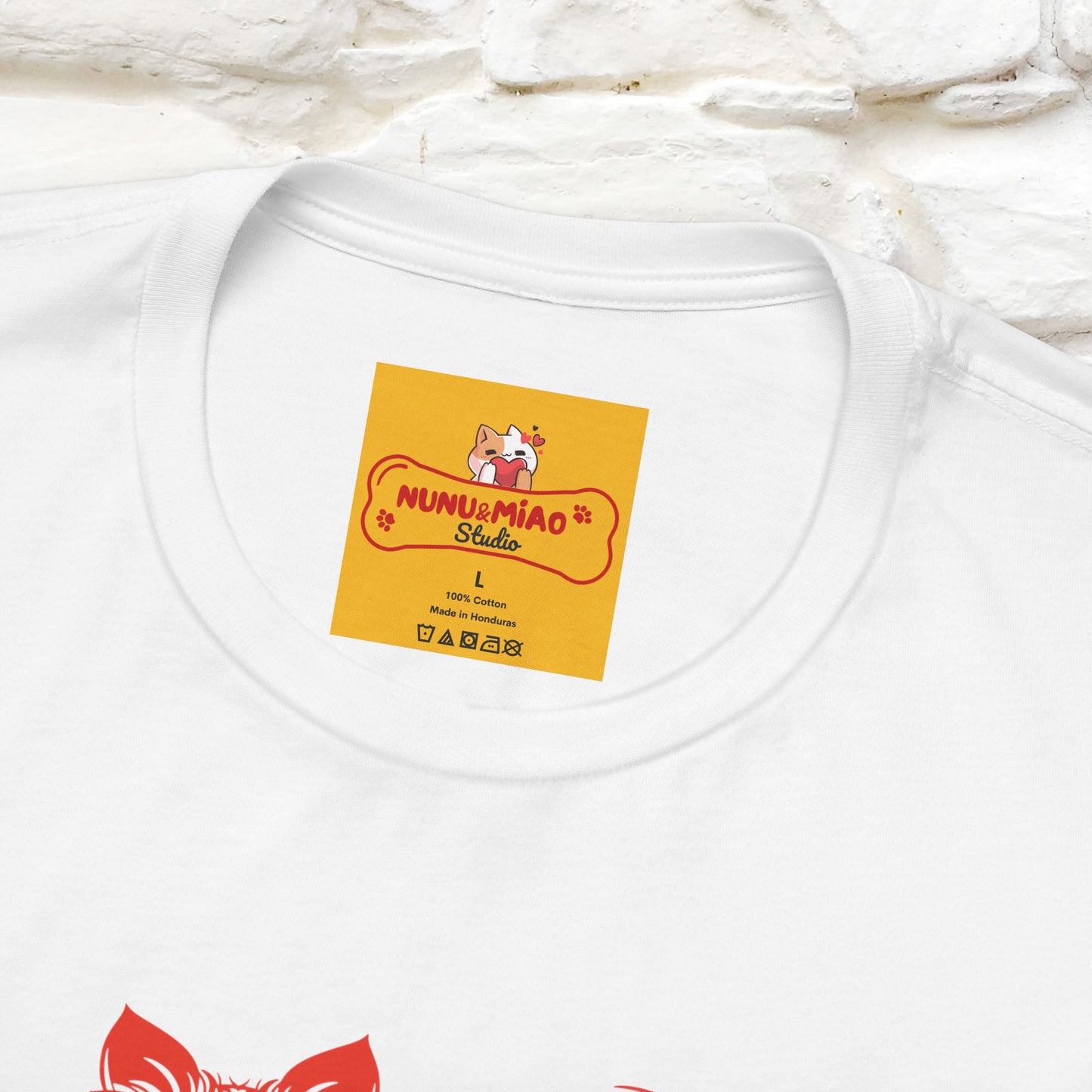 "The Third Eye'' Cat T-Shirt Front and Back Design | Nunu&Miao Studio