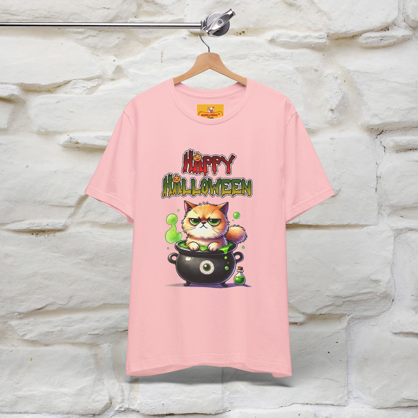 "Angry Cat Happy Halloween" Cat T-shirt |Nunu&Miao Studio
