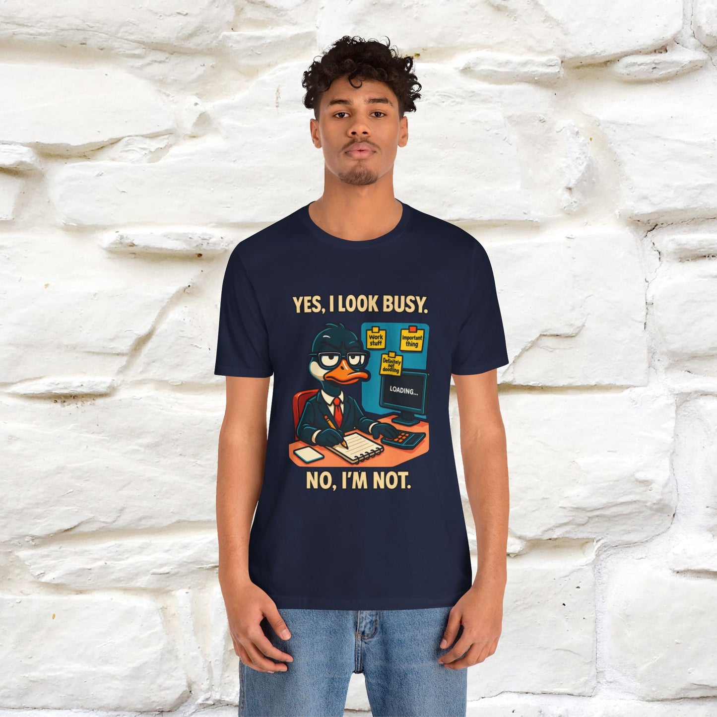 ''Yes, I Look Busy. No I'm Not.''| Sarcastic Cat T-Shirt | Nunu&Miao Studio