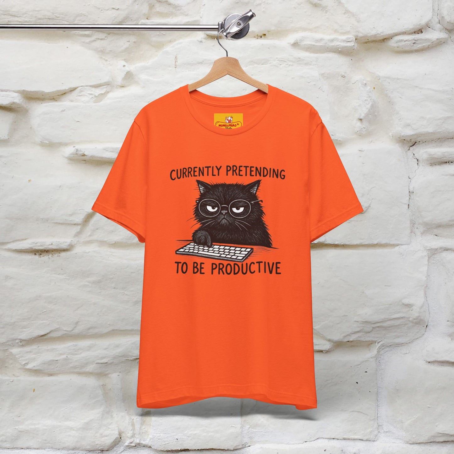 "Currently Pretending To Be Productive" |Cat T-Shirt | Nunu&Miao Studio