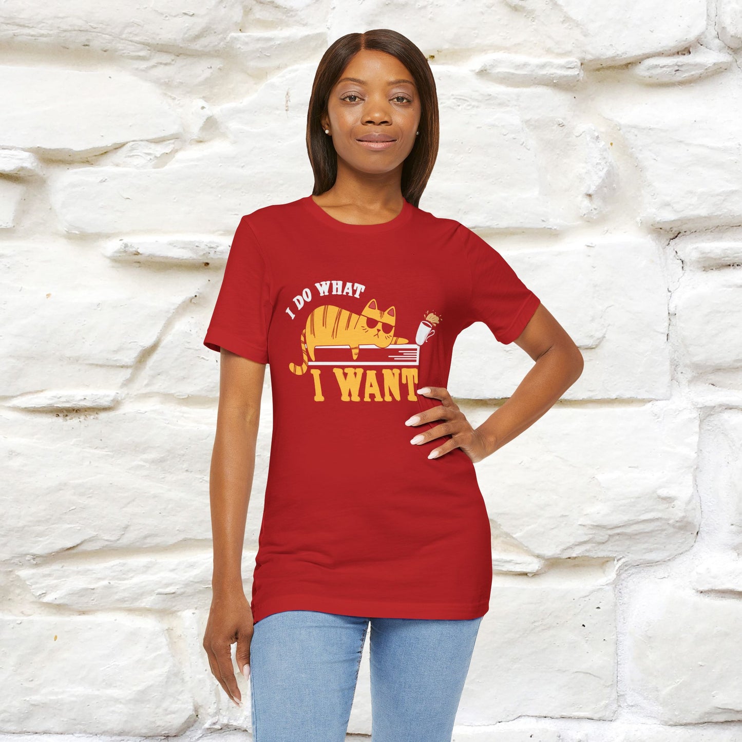 "I Do What I Want" Cat T-Shirt | Nunu & Miao Studio