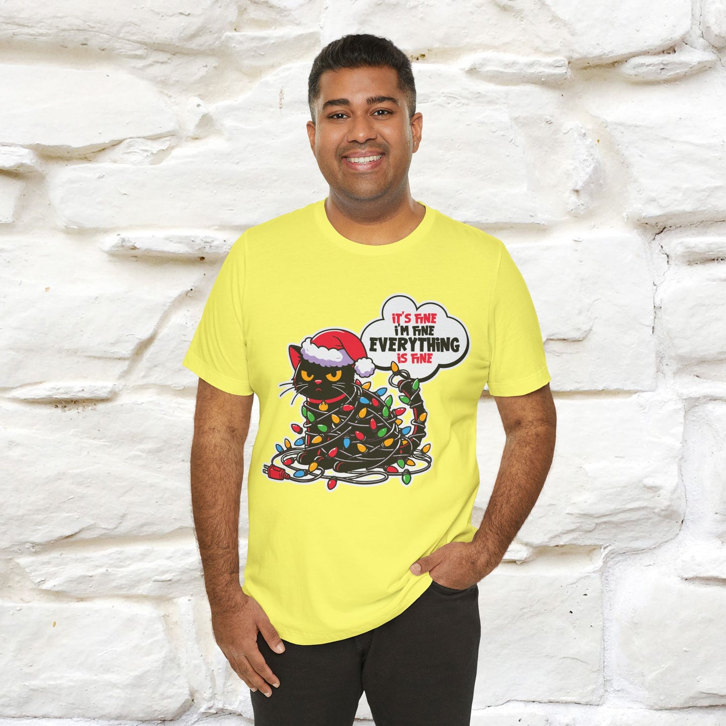 “Everything Is Fine..” | Cat T-Shirt | Nunu&Miao Studio