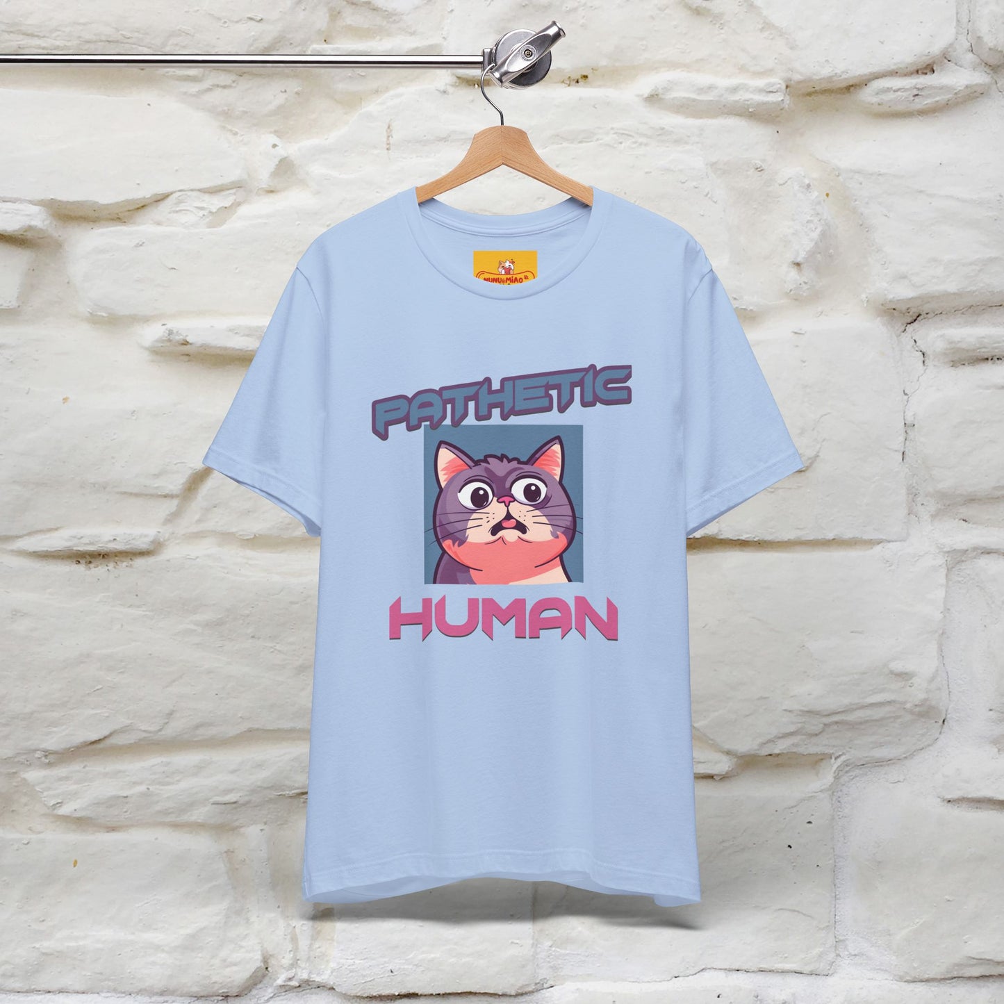 ''Pathetic Human'' | Funny Cat T-Shirt | Nunu&Miao Studio