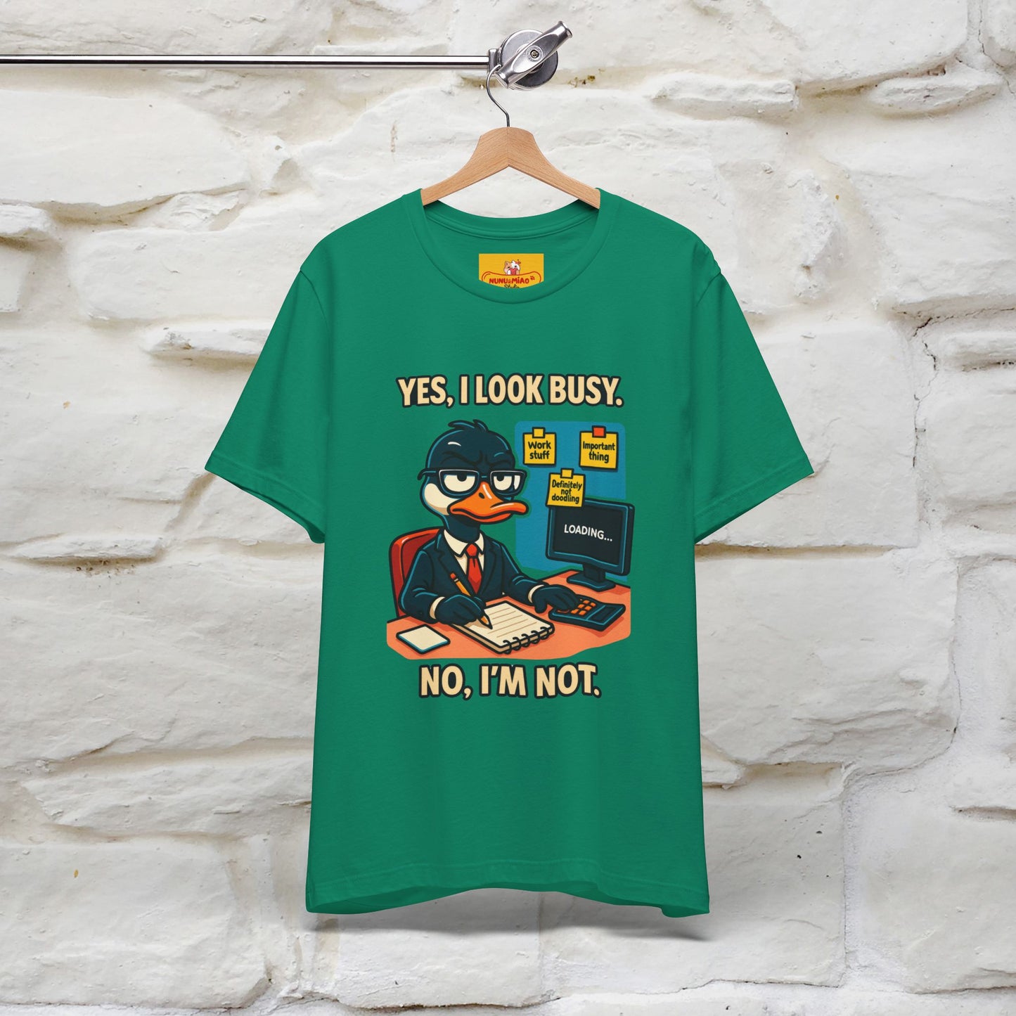 ''Yes, I Look Busy. No I'm Not.''| Sarcastic Cat T-Shirt | Nunu&Miao Studio