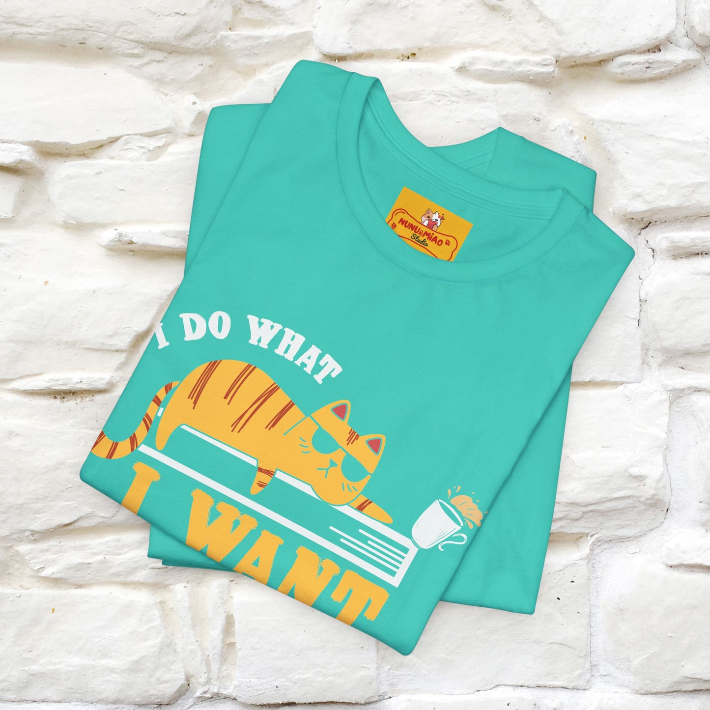 "I Do What I Want" Cat T-Shirt | Nunu & Miao Studio
