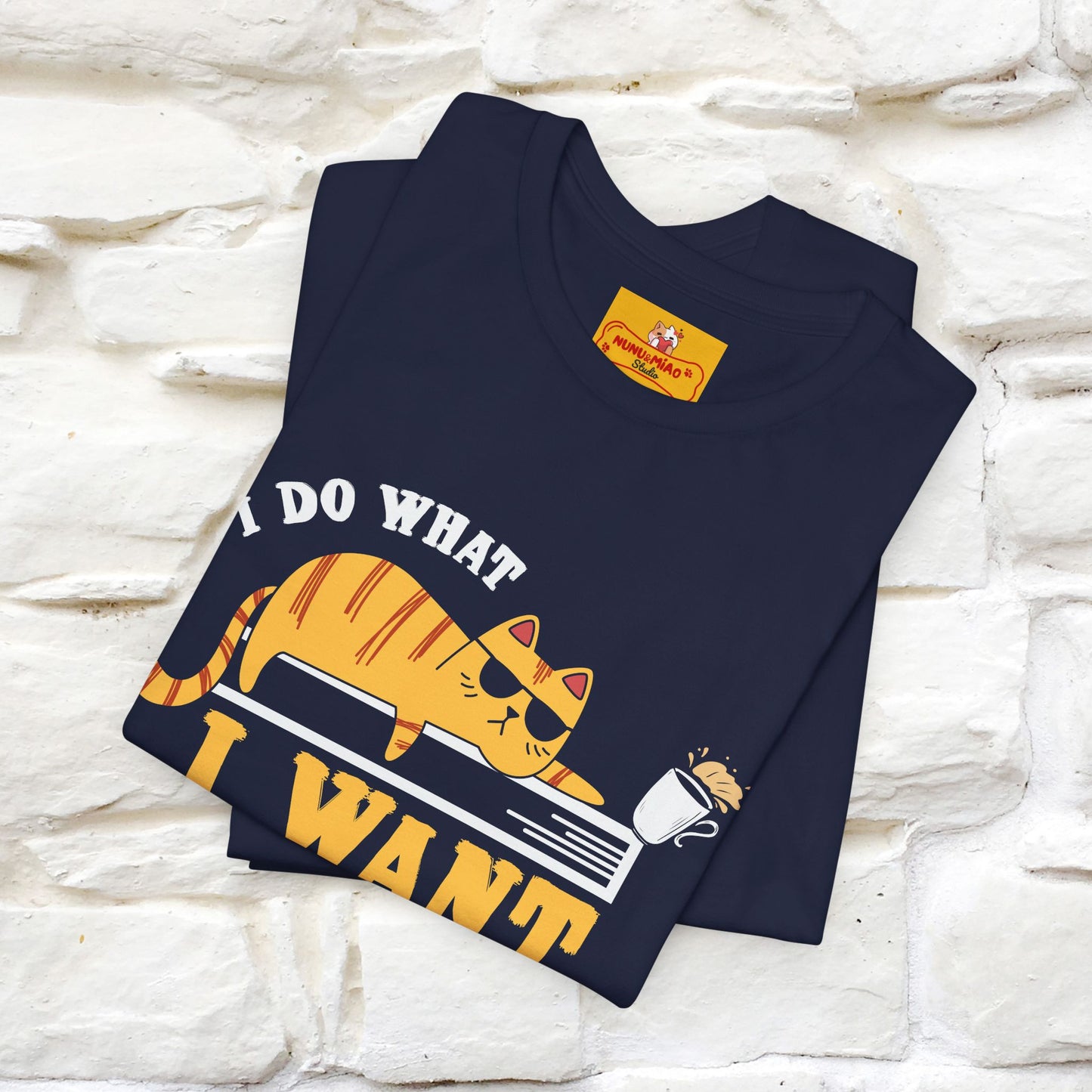 "I Do What I Want" Cat T-Shirt | Nunu & Miao Studio