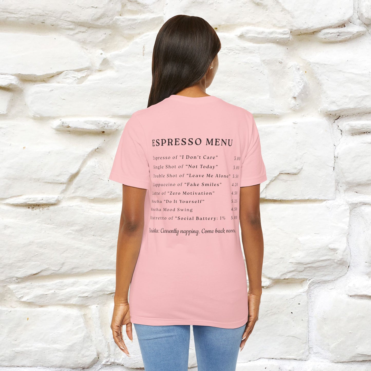 "More Espresso Less Depresso" |Cat T-Shirt | Nunu&Miao Studio