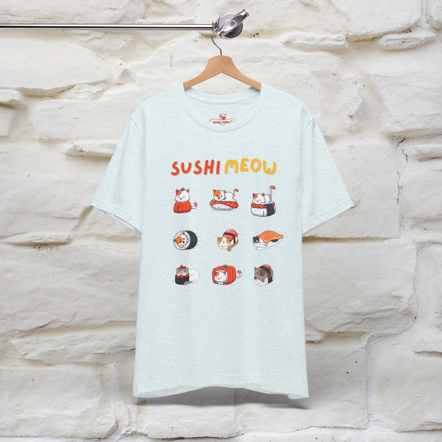 "Sushi Meow" Cat T-shirt for Men & Women | 100% Cotton*