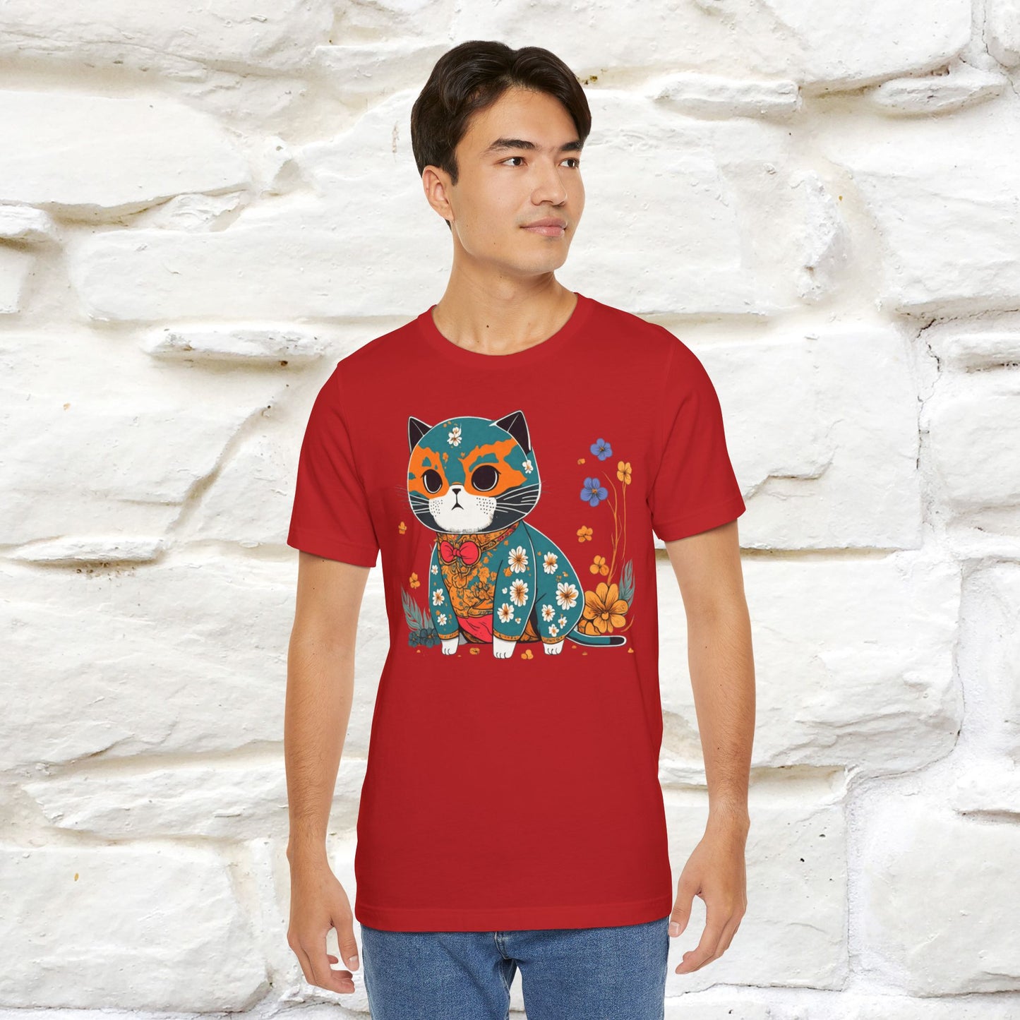 Zen Garden Cat: Japanese-Inspired T-Shirt for Men & Women | 100% Cotton* - Nunu&Miao Studio