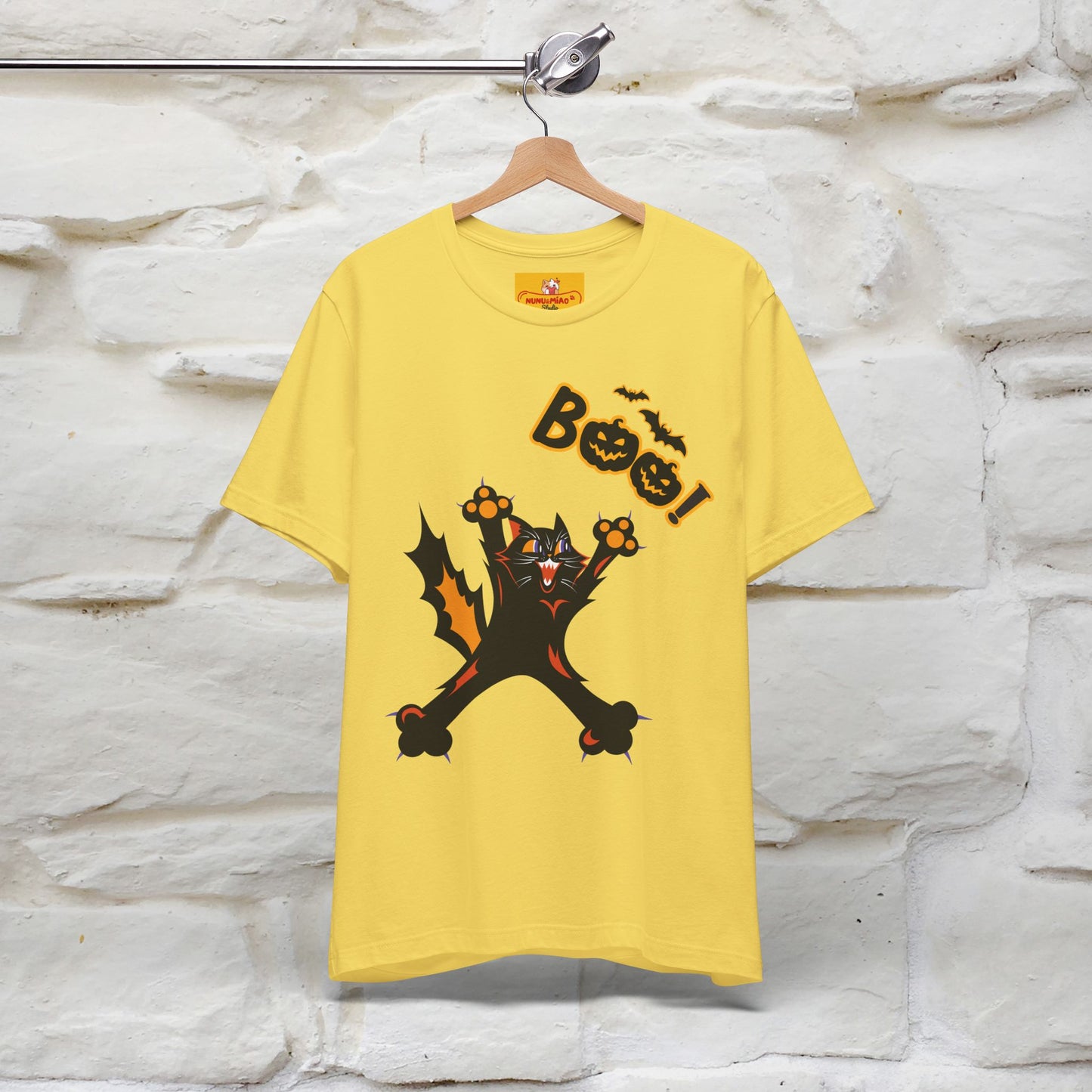 "Boo" Cat T-shirt |Nunu&Miao Studio - Nunu&Miao Studio