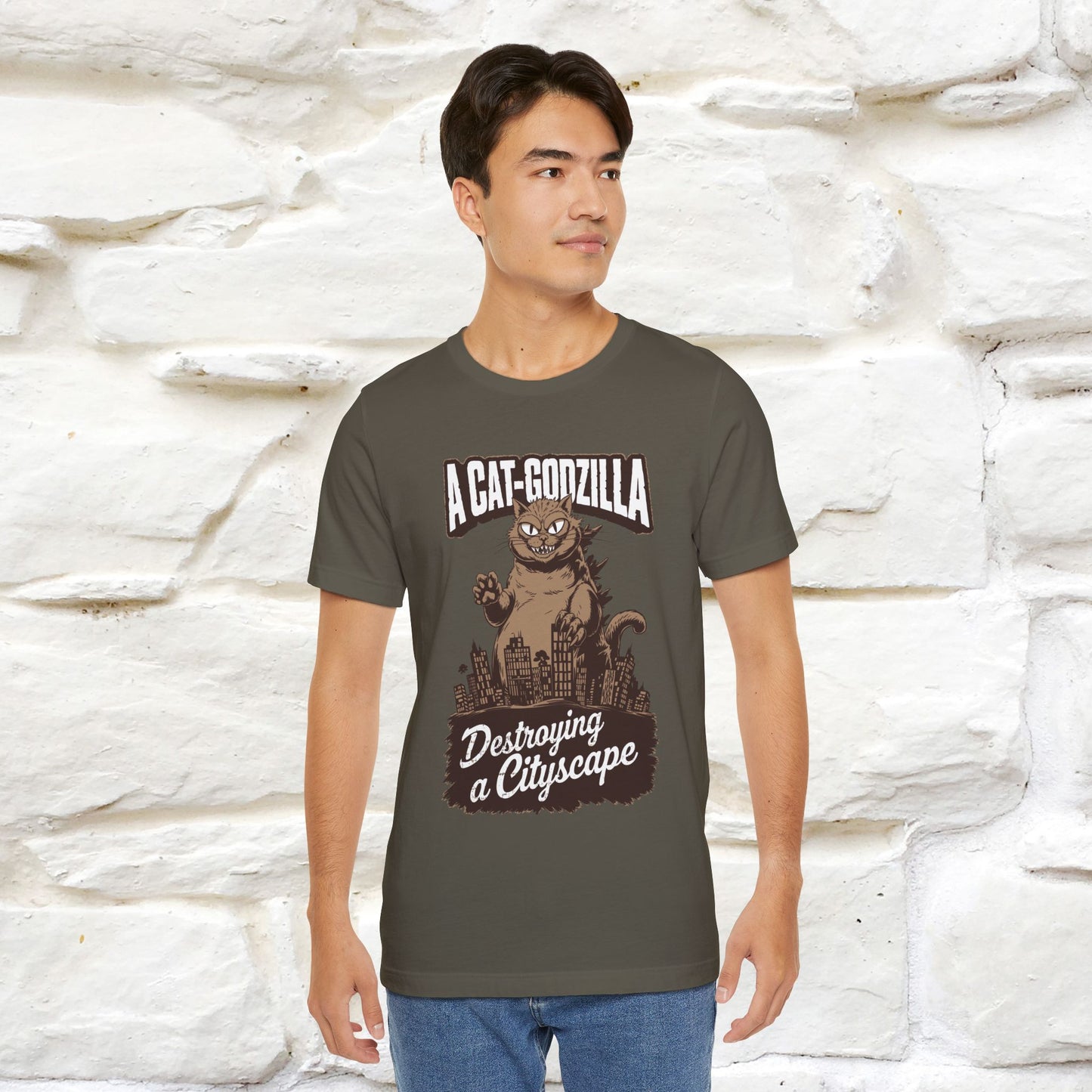 ''A Cat-Godzilla ''| CatT-Shirt | Nunu&Miao Studio