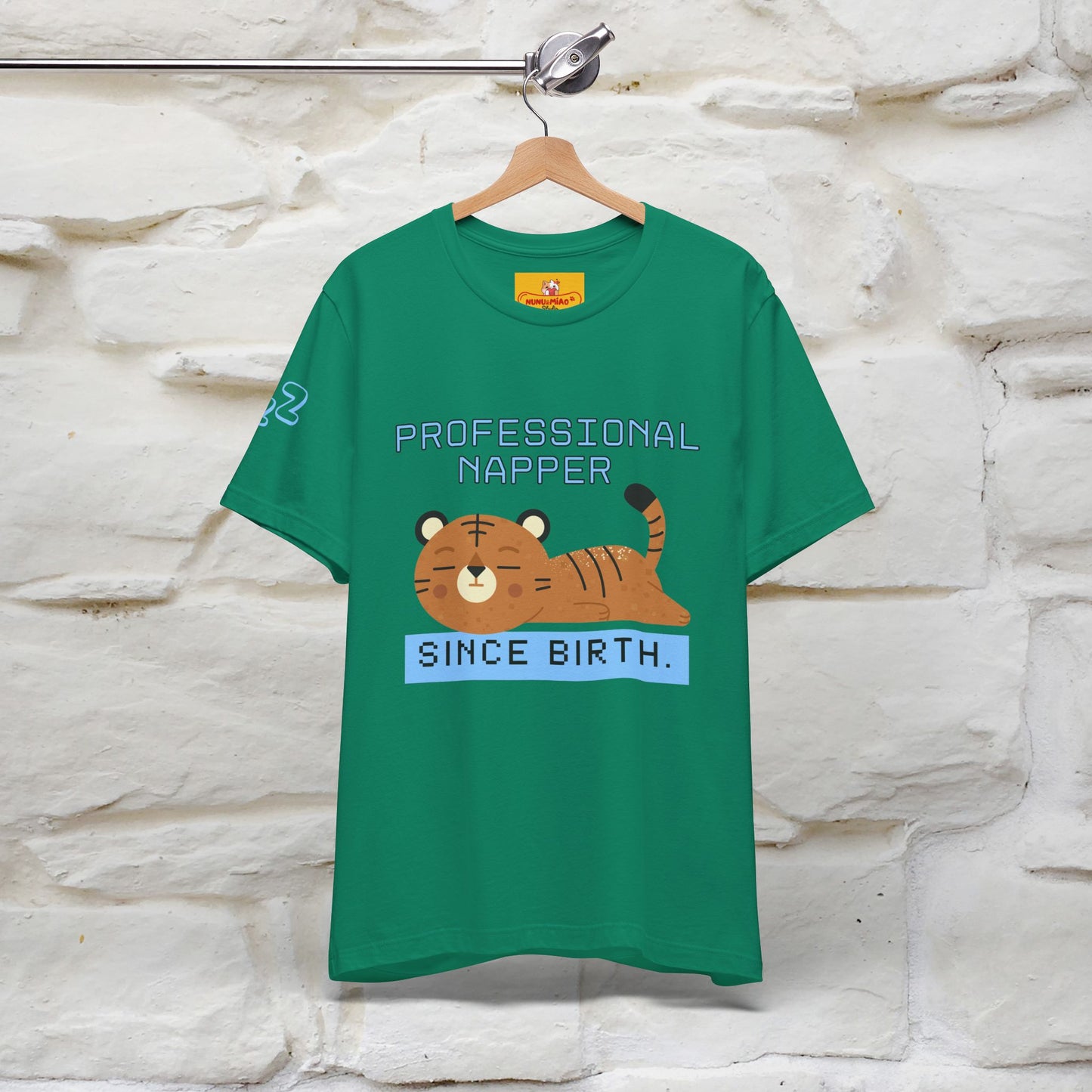 ''Professional napper since birth.''| CatT-Shirt | Nunu&Miao Studio