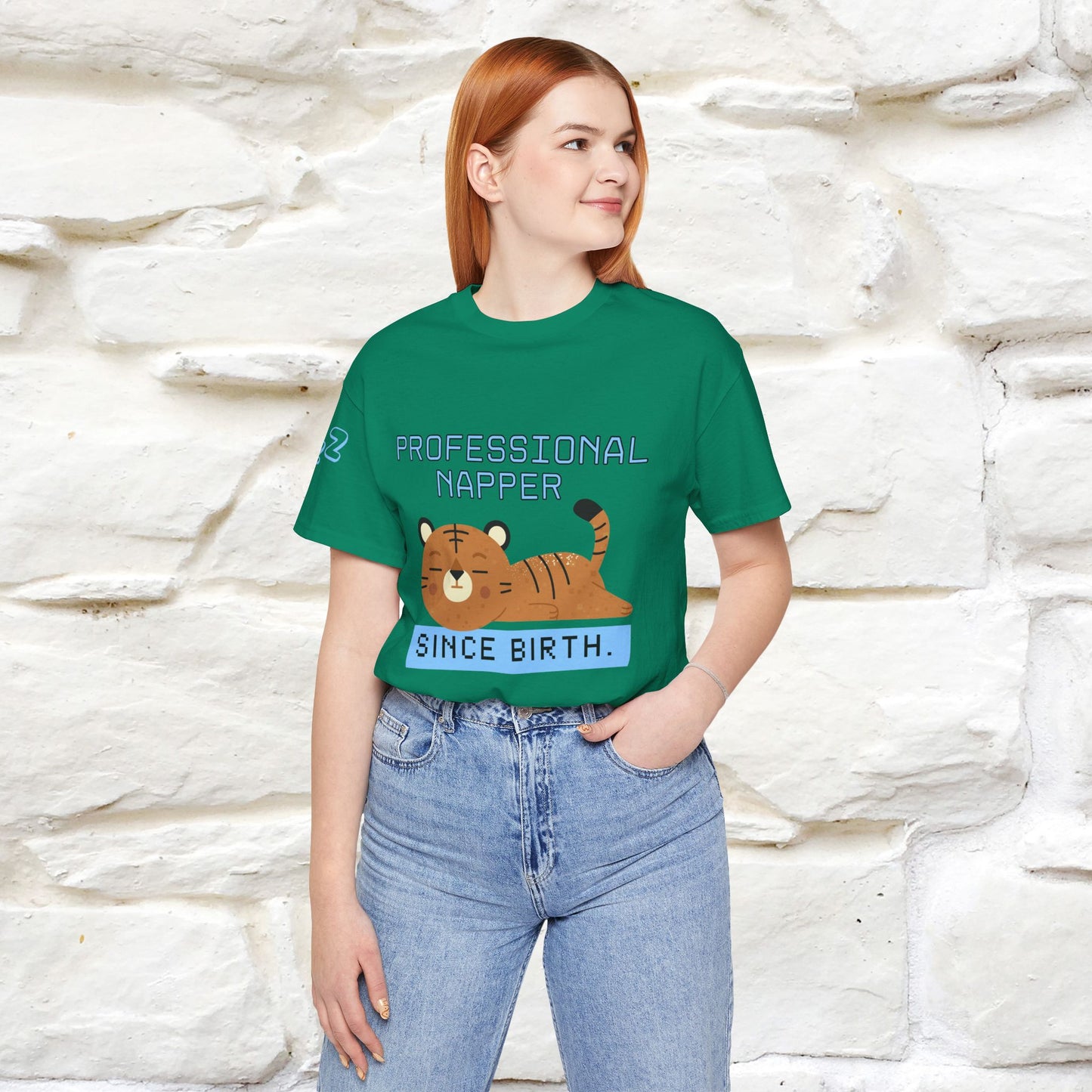 ''Professional napper since birth.''| CatT-Shirt | Nunu&Miao Studio