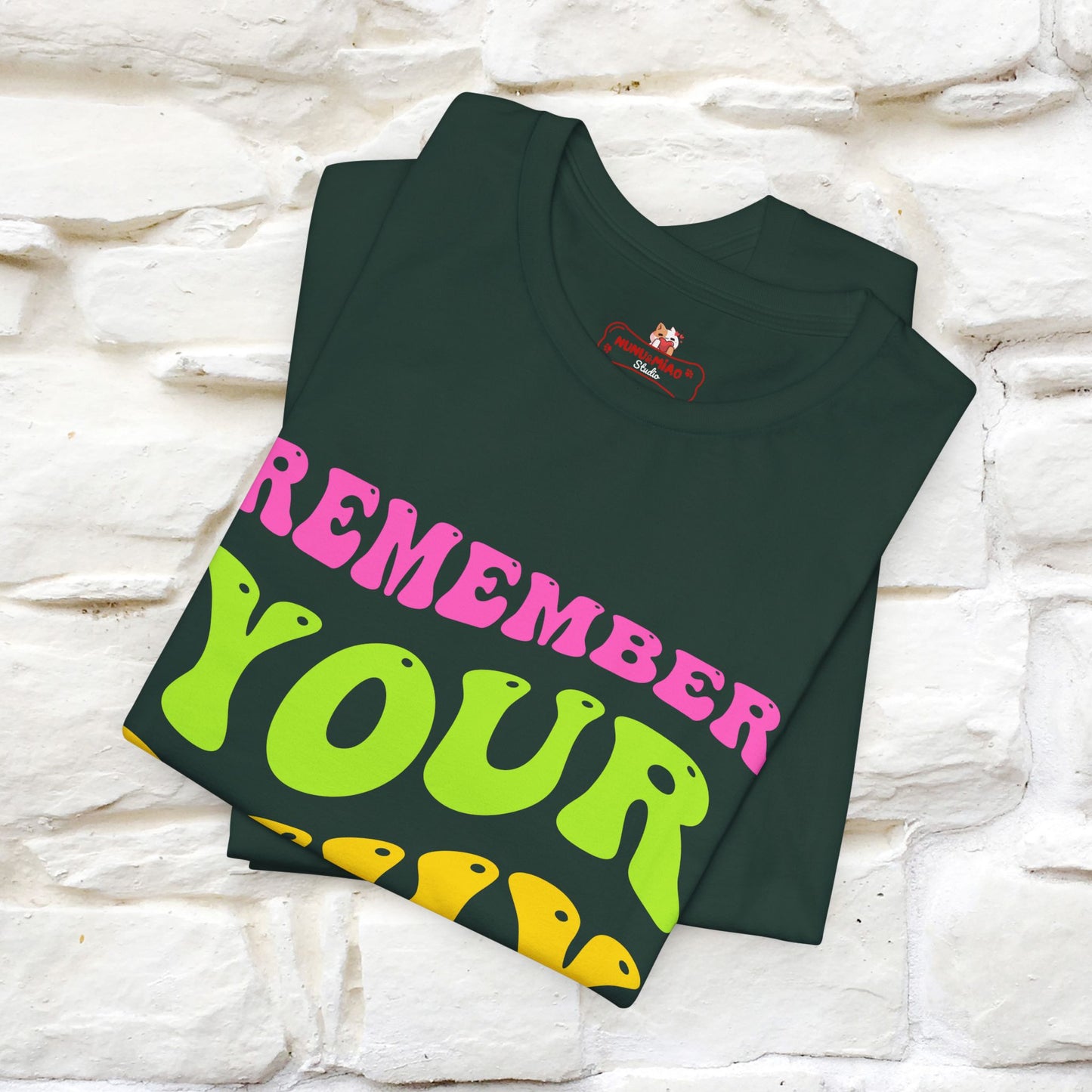 "Remember Your Why" Inspirational T-Shirt for Men & Women | 100% Cotton* - Nunu&Miao Studio