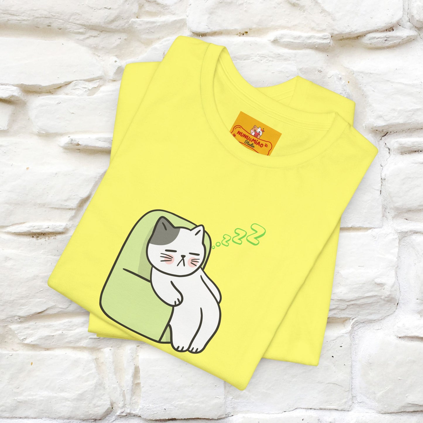 "Keep going… the couch isn’t going to nap on itself." Cat T-Shirt| Front & Back Design | Nunu&Miao Studio