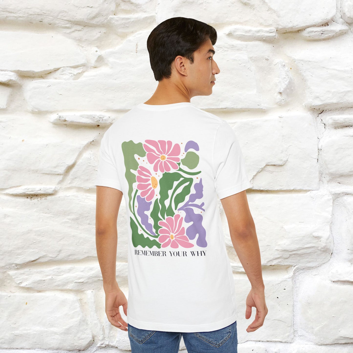"Remember Your Why'' Cat T-Shirt Front and Back Design | Nunu&Miao Studio
