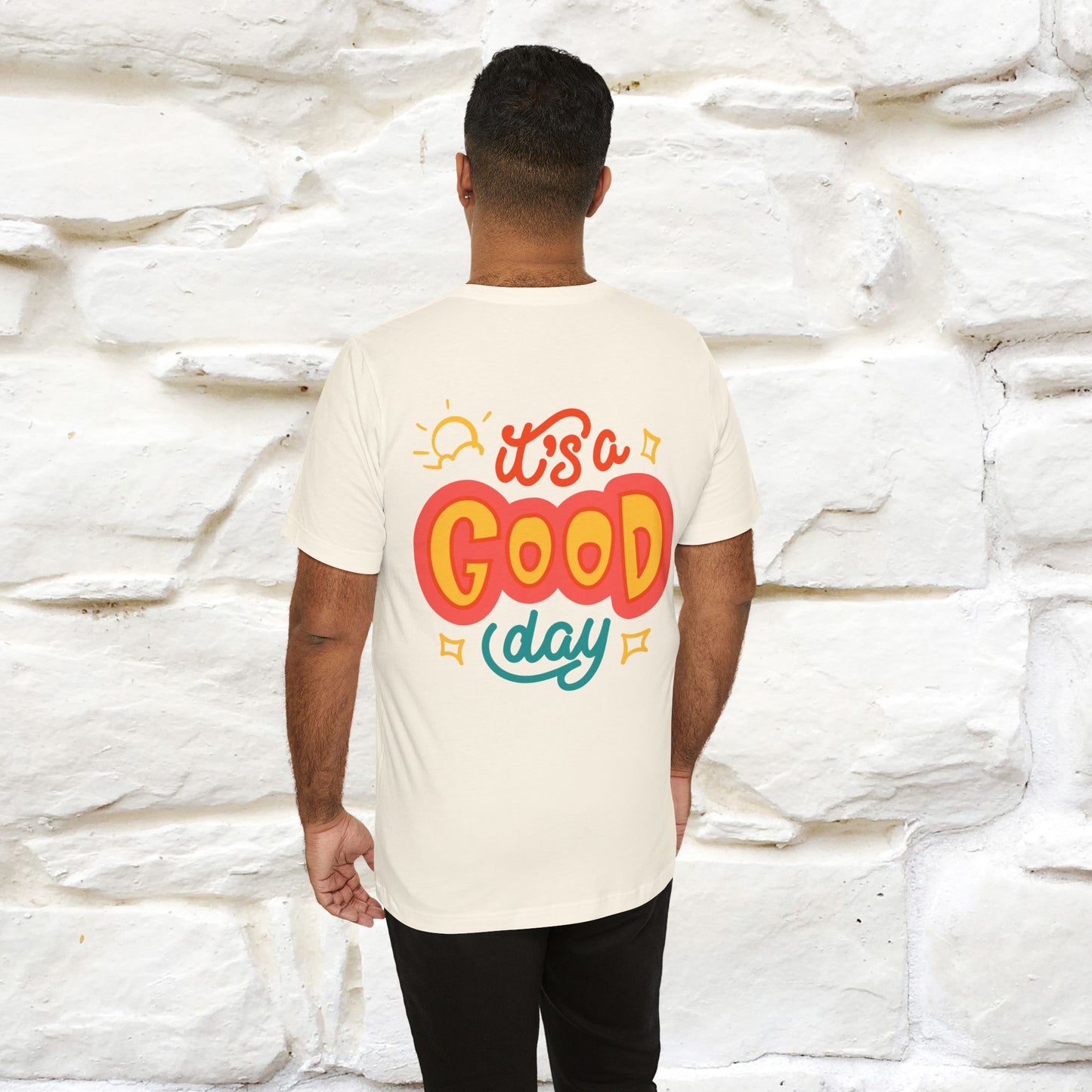 ""It's A Good Day" Cat T-Shirt| Front & Back Design | Nunu&Miao Studio