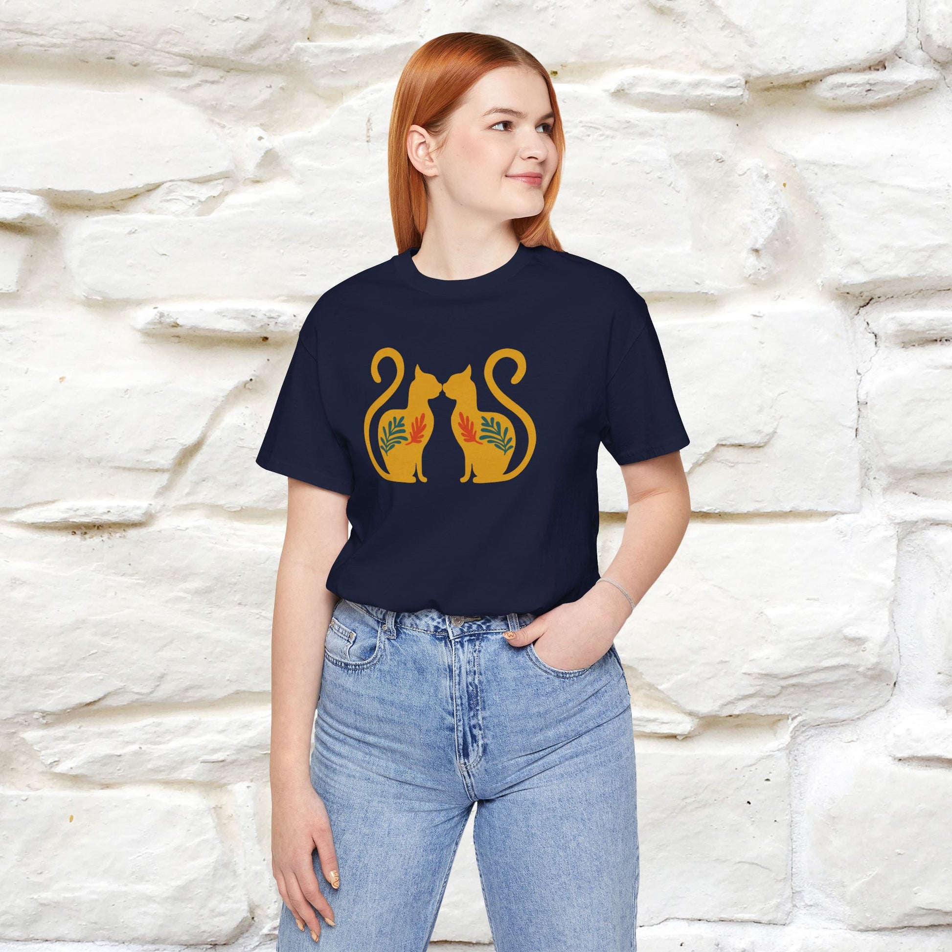 ''Power'' | Cat T-Shirt Front and Back Design | Nunu&Miao Studio - Nunu&Miao Studio