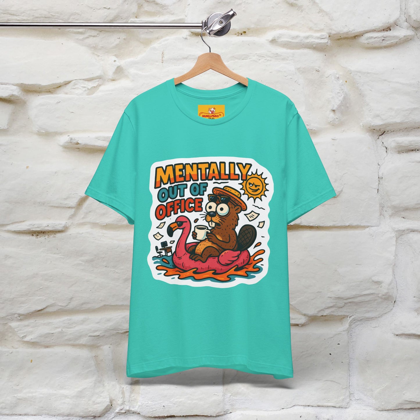 ''Mentally Out Of Office''| Sarcastic Cat T-Shirt | Nunu&Miao Studio