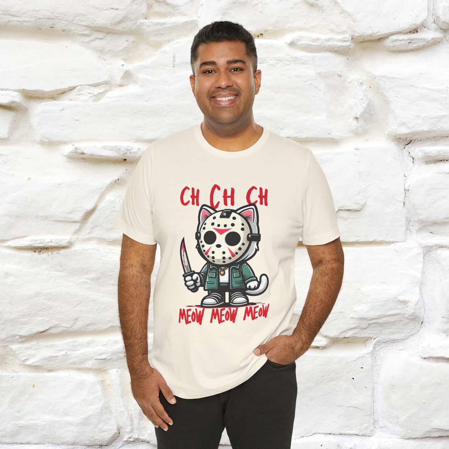 Paws N' Roses T-Shirt | Rock-Inspired Cat Lover Tee for Men & Women | 100% Cotton* - Nunu&Miao Studio