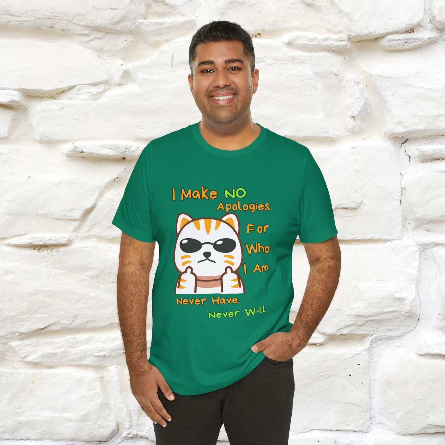 "I Make No Apologies... " |Cat T-Shirt | Nunu&Miao Studio