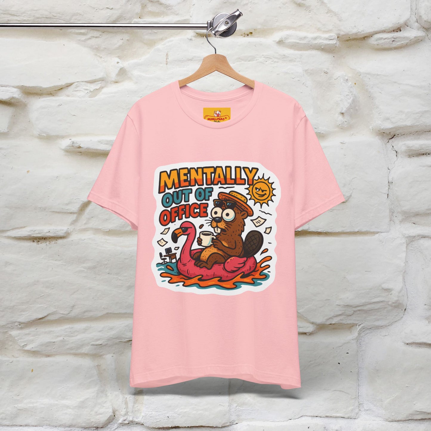 ''Mentally Out Of Office''| Sarcastic Cat T-Shirt | Nunu&Miao Studio