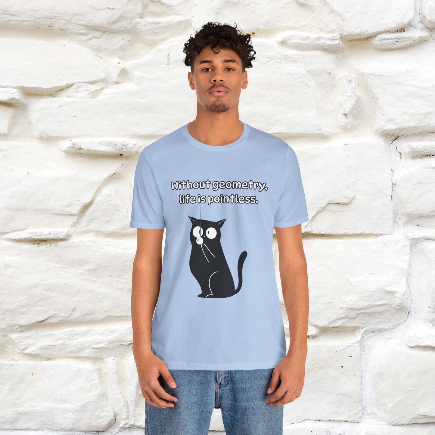 ''Without geometry, life is pointless.''| Funny T-Shirt | Nunu&Miao Studio