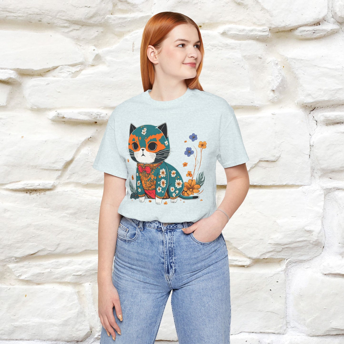 Zen Garden Cat: Japanese-Inspired T-Shirt for Men & Women | 100% Cotton* - Nunu&Miao Studio