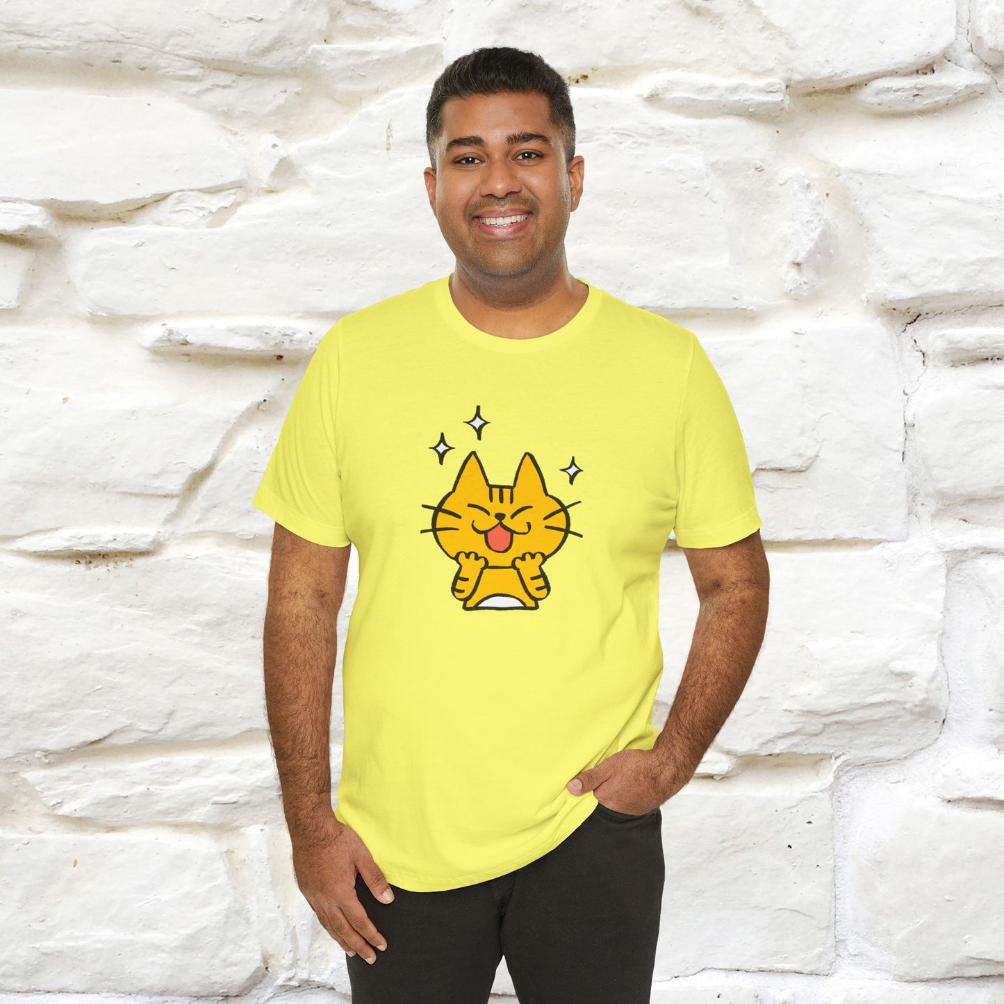 ""It's A Good Day" Cat T-Shirt| Front & Back Design | Nunu&Miao Studio