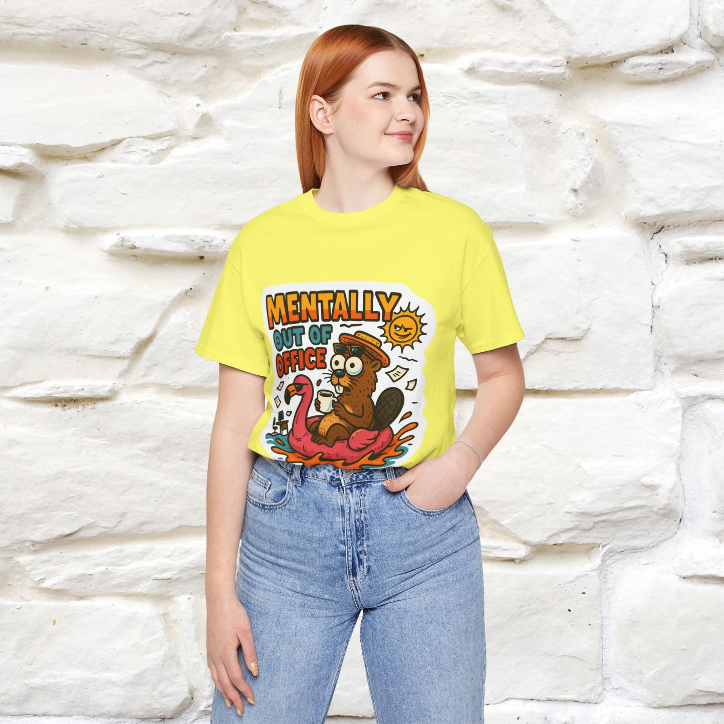 ''Mentally Out Of Office''| Sarcastic Cat T-Shirt | Nunu&Miao Studio