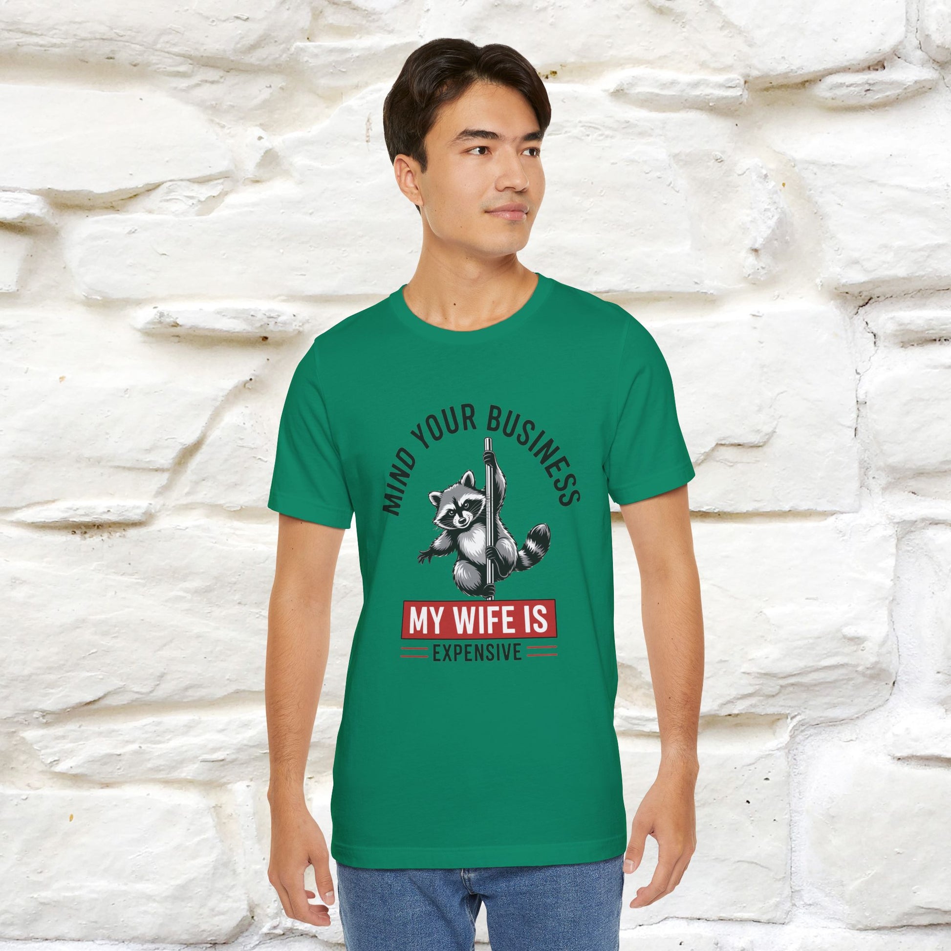 "Mind Your Business My Wife Is Expencive" Funny T-shirt |Nunu&Miao Studio - Nunu&Miao Studio