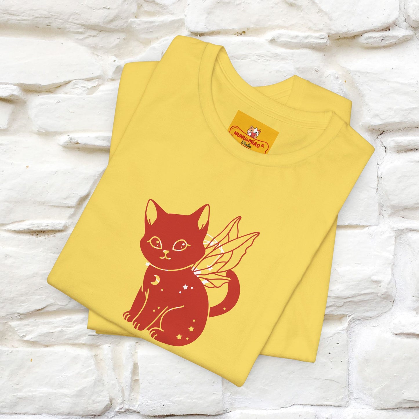 "Espoir Speranza Hope'' Cat T-Shirt Front and Back Design | Nunu&Miao Studio