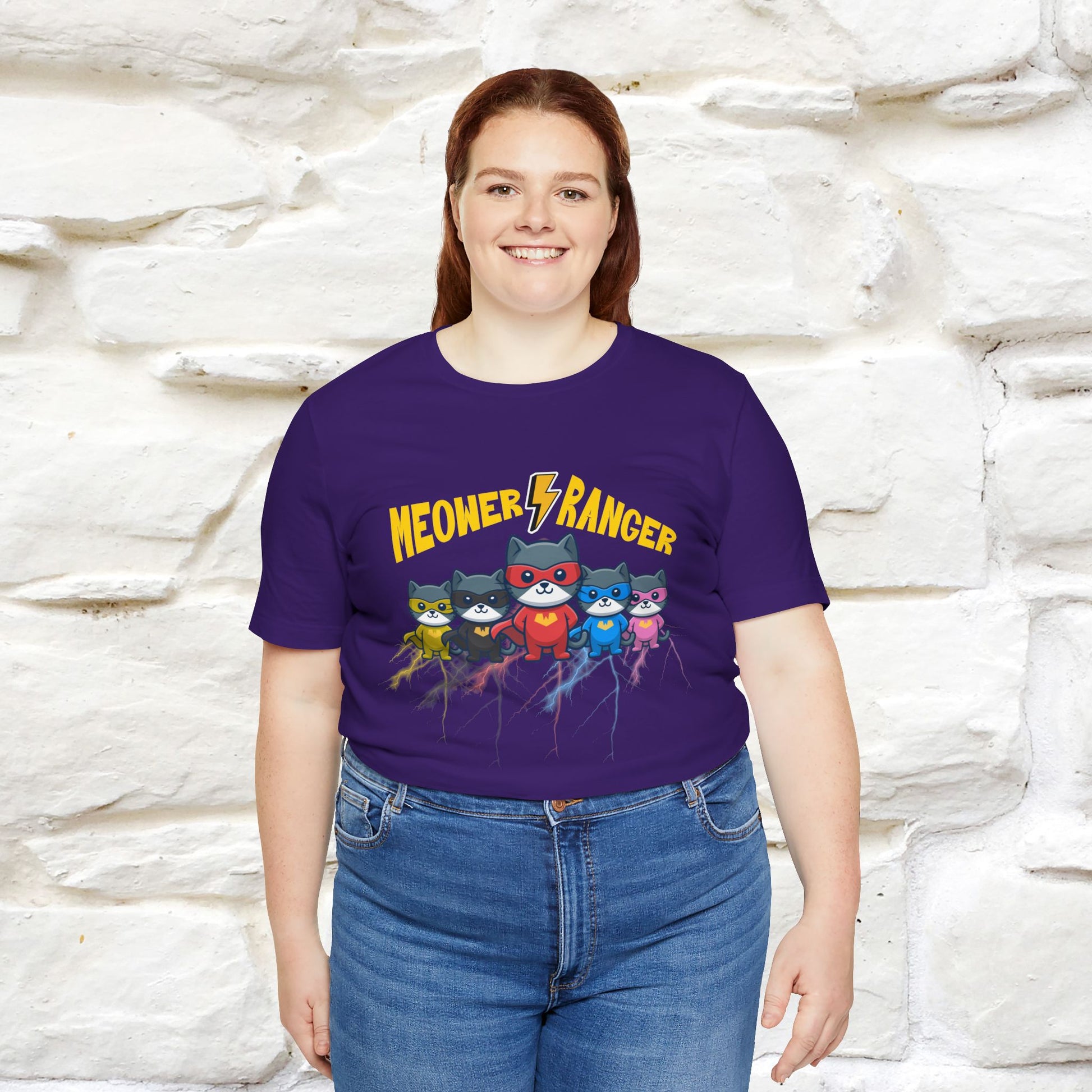 ''Meower Ranger''| CatT-Shirt | Nunu&Miao Studio - Nunu&Miao Studio