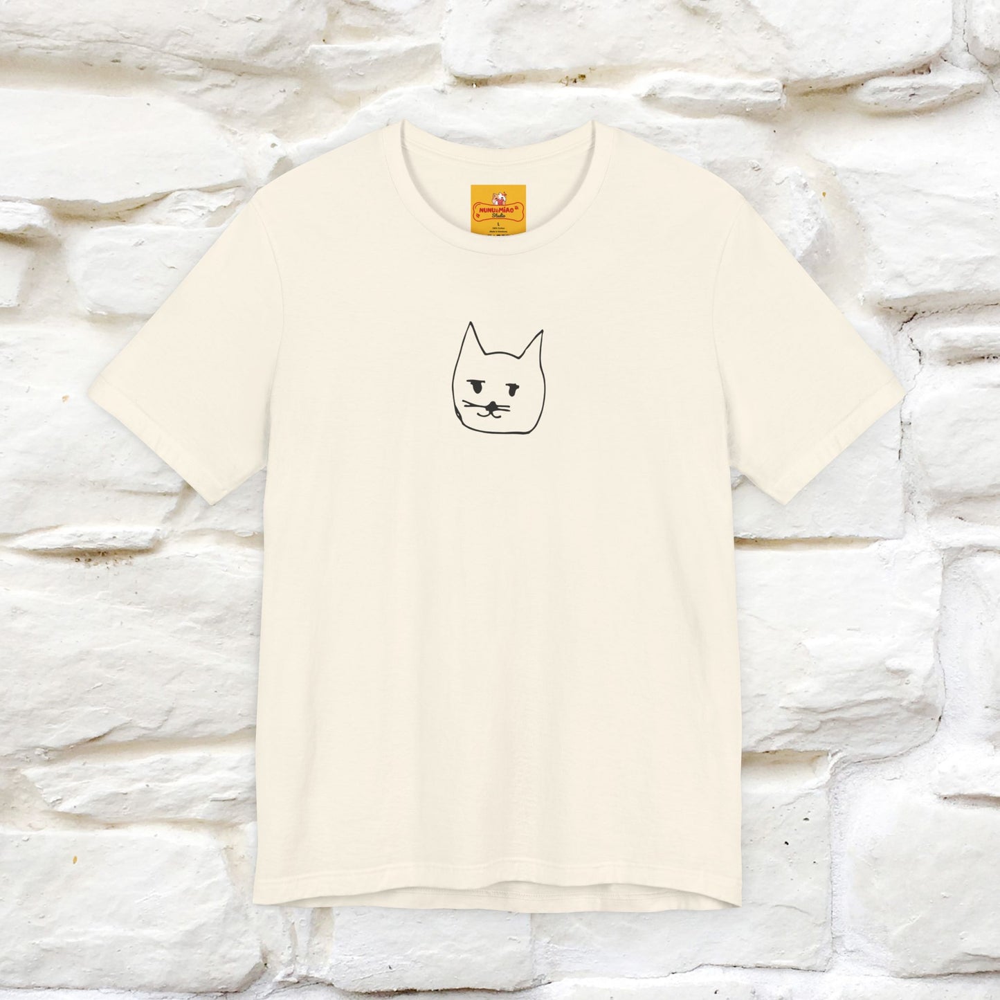 "Caos'' Cat T-Shirt Front and Back Design | Nunu&Miao Studio