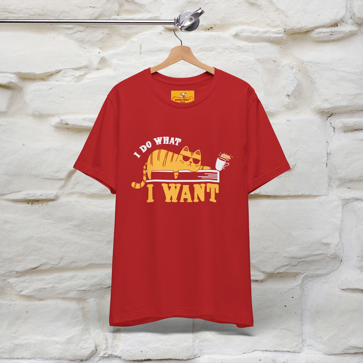 "I Do What I Want" Cat T-Shirt | Nunu & Miao Studio