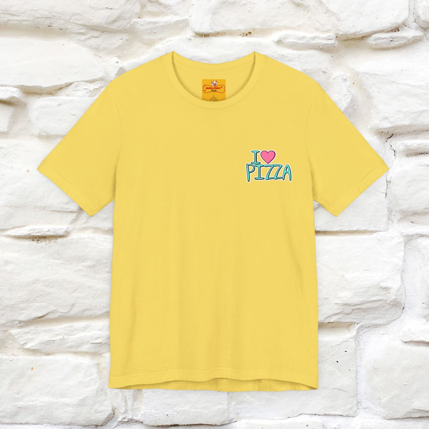 "I Love Pizza"| Cat T-shirt | Nunu&Miao Studio