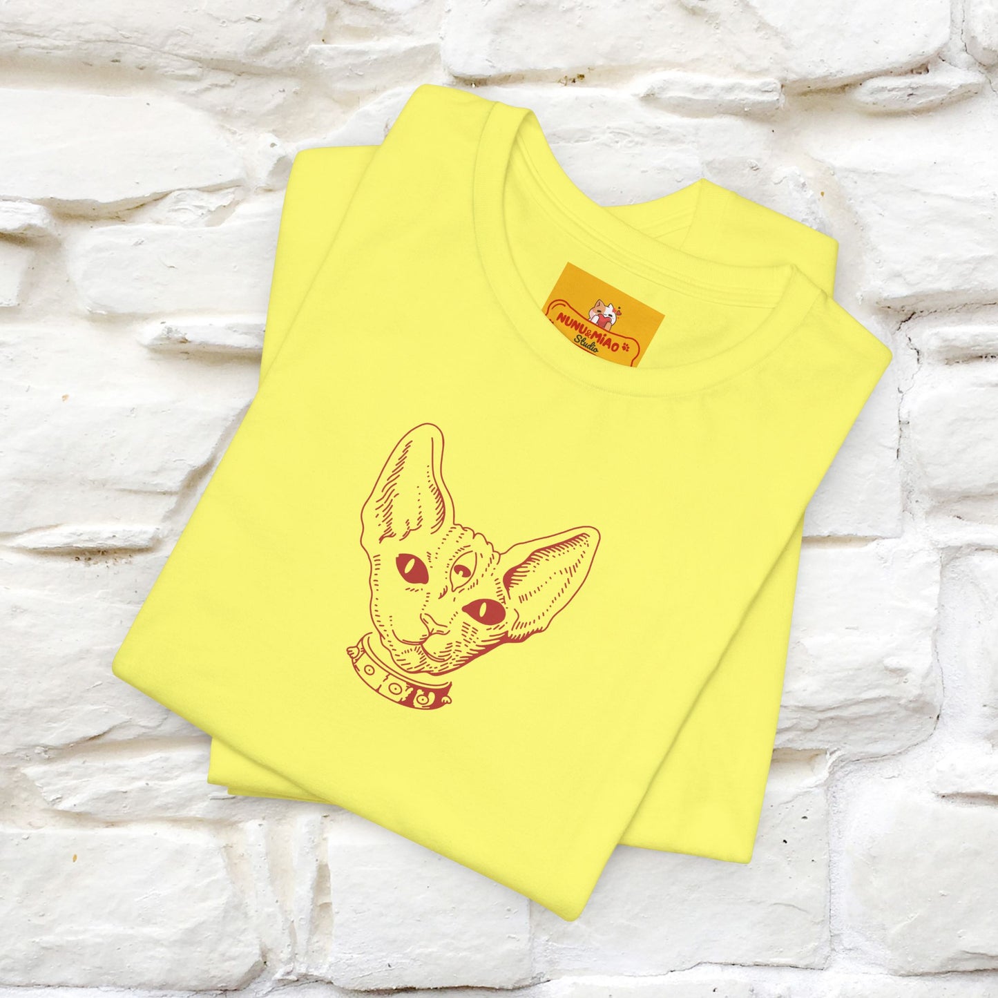 ''Illusion'' Cat T-Shirt Front and Back Design | Nunu&Miao Studio